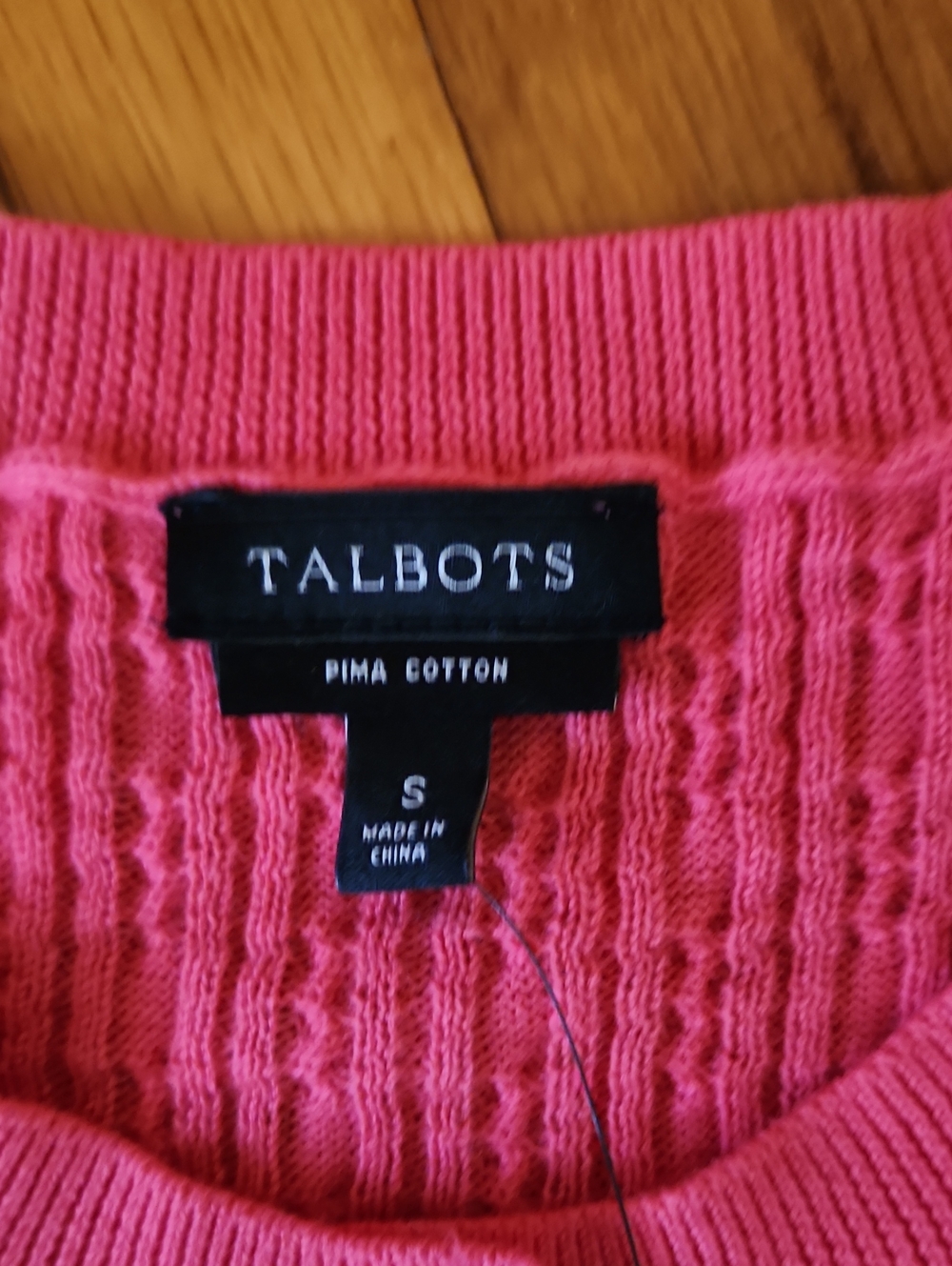 Talbots 100% Cotton Classic Cardigan Sweater NWT - Picture 4 of 11
